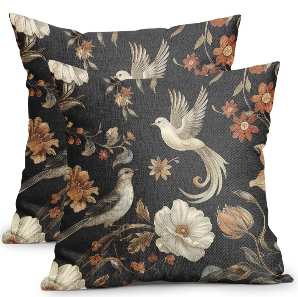 Two pillow covers